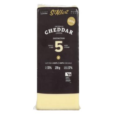 St-Albert Colored Cheddar Aged 5 Years 270g