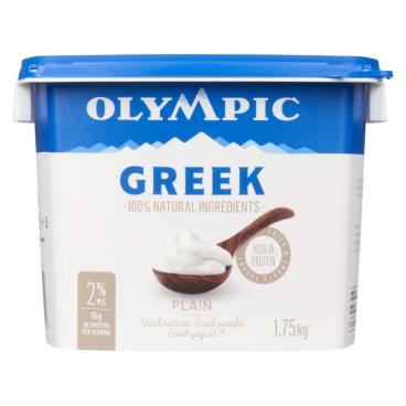 Olympic Plain Greek Yogurt 2% M.F. 1.75kg