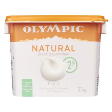 Olympic Natural Plain Yogurt 2% M.F. 1.75kg