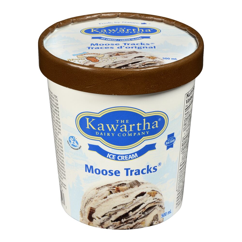 Kawartha Dairy Moose Tracks Ice Cream 500ml | Canadian Goodness