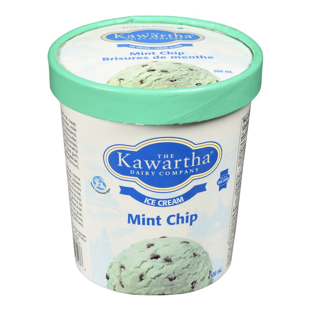 Kawartha Dairy Mint Chip Ice Cream 500ml