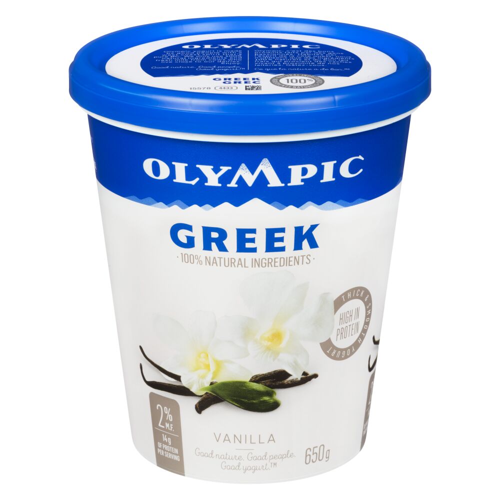Olympic Vanilla Greek Yogurt 2% M.F. 650g
