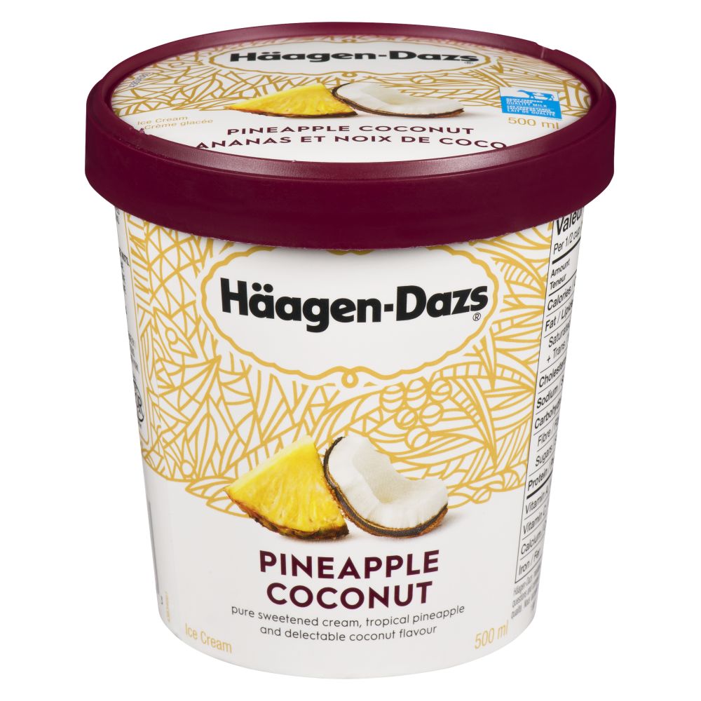 Häagen-Dazs Pineapple Coconut Ice Cream 500ml