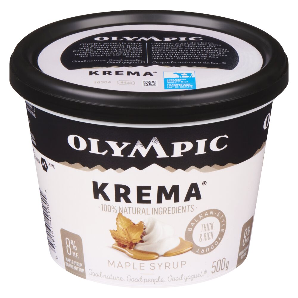 Olympic Krema Maple Syrup Balkan Style Yogurt 8% M.F. 500g