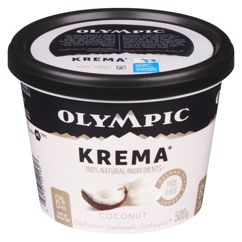 Olympic Krema Coconut Balkan Style Yogurt 8% M.F. 500g