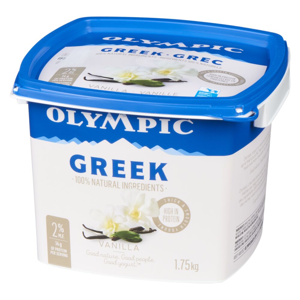 Olympic Vanilla Greek Yogurt 2% M.F. 1.75kg