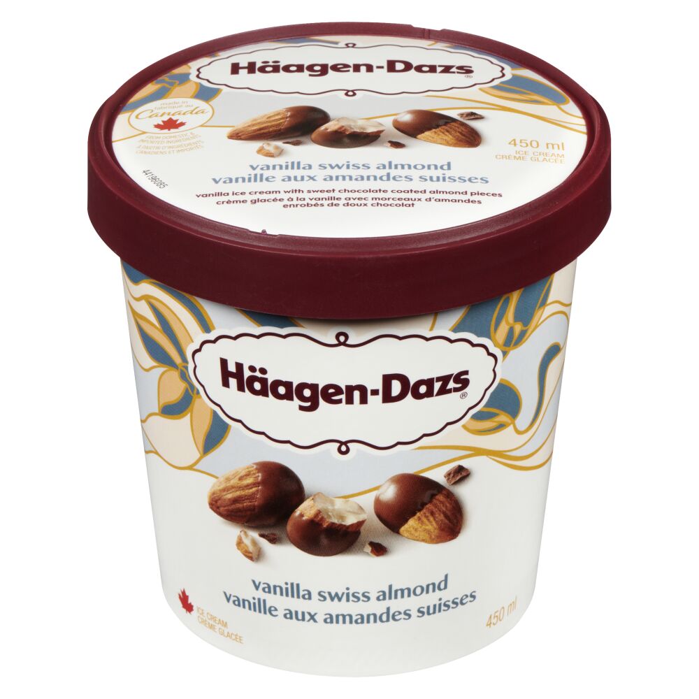 Häagen-Dazs Vanilla Swiss Almond Ice Cream 450ml