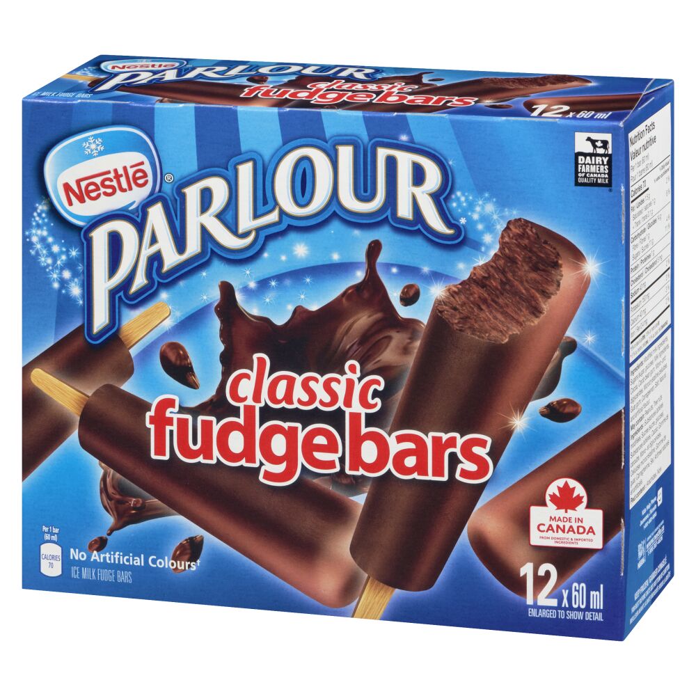 Parlour Classic Ice Milk Fudge Bars 12x60ml