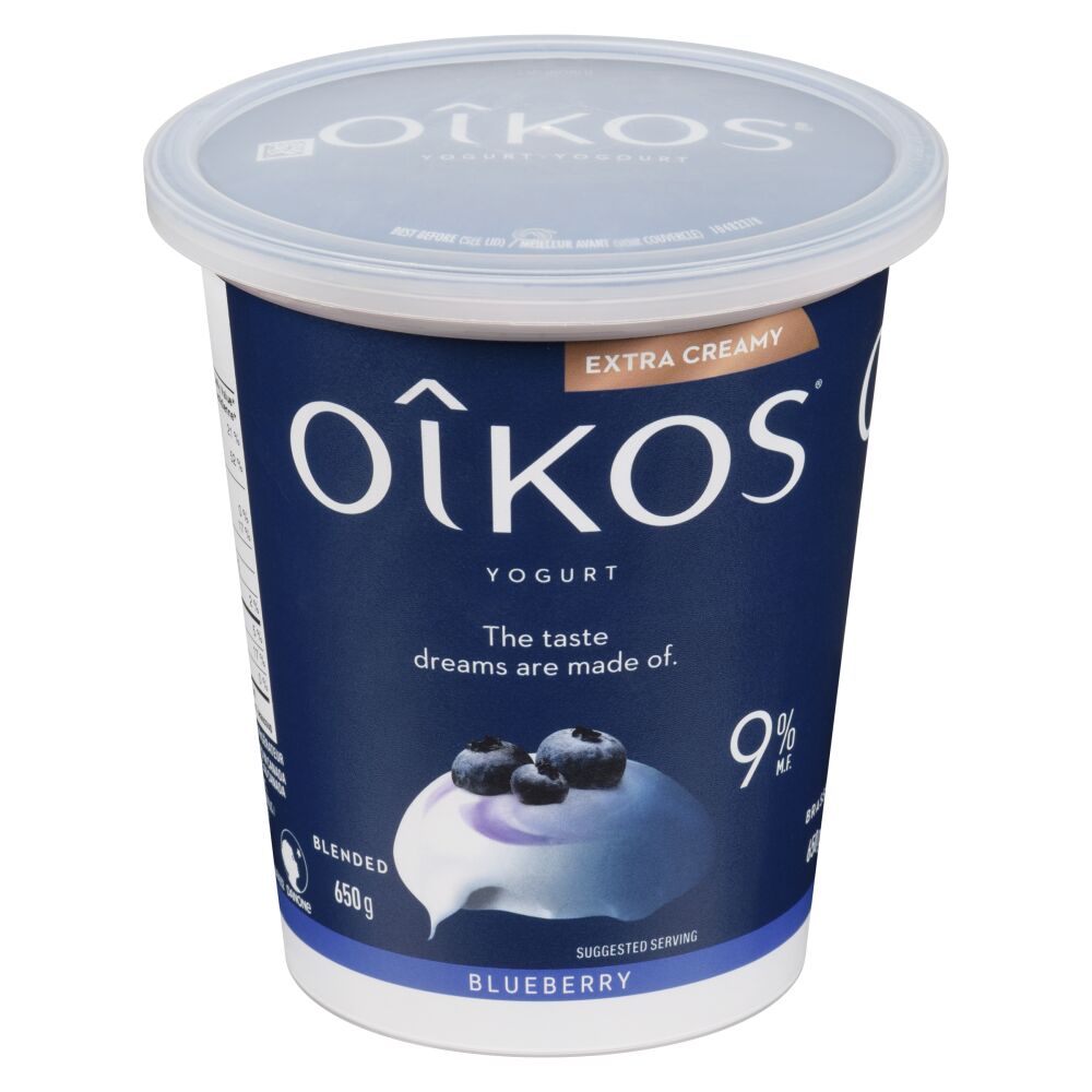 Oîkos Blueberry Extra Creamy Yogurt 9% M.F. 650g