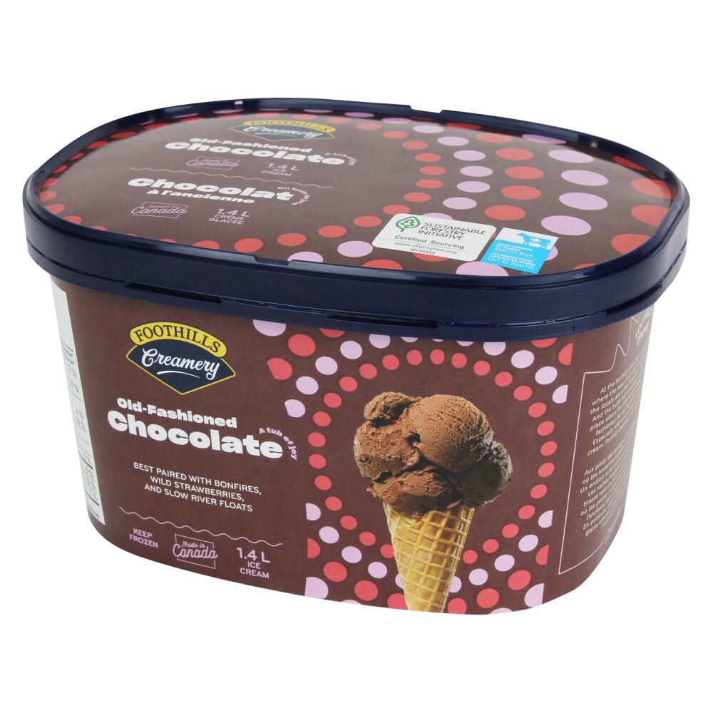 Foothills Creamery Chocolate Old-Fashioned Ice Cream 1.4L