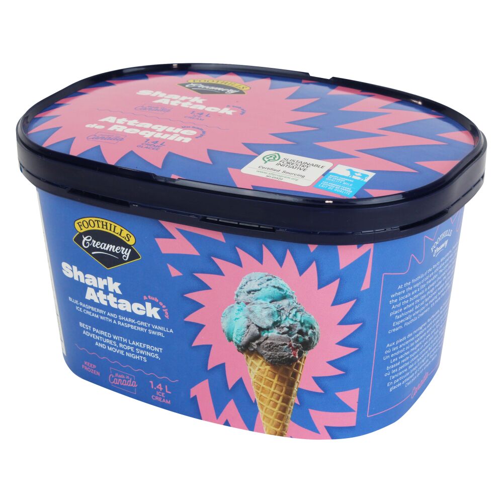 Foothills Creamery Shark Attack Ice Cream 1.4L