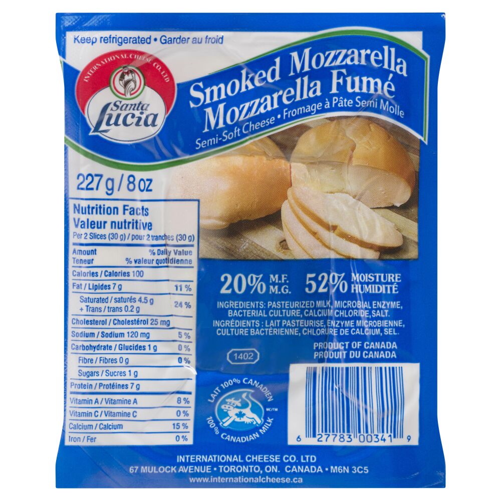 Santa Lucia Smoked Mozzarella 227g