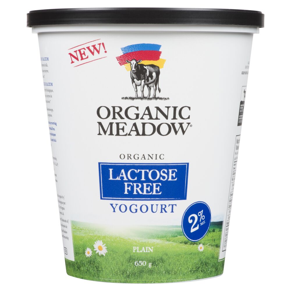 Organic Meadow Organic Lactose Free Plain Yogourt 2% M.F. 650g