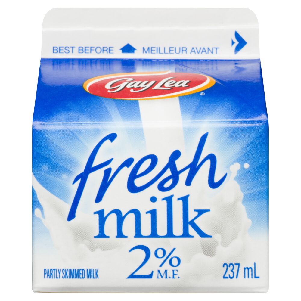 Gay Lea Partly Skimmed Milk 2% M.F. 237ml