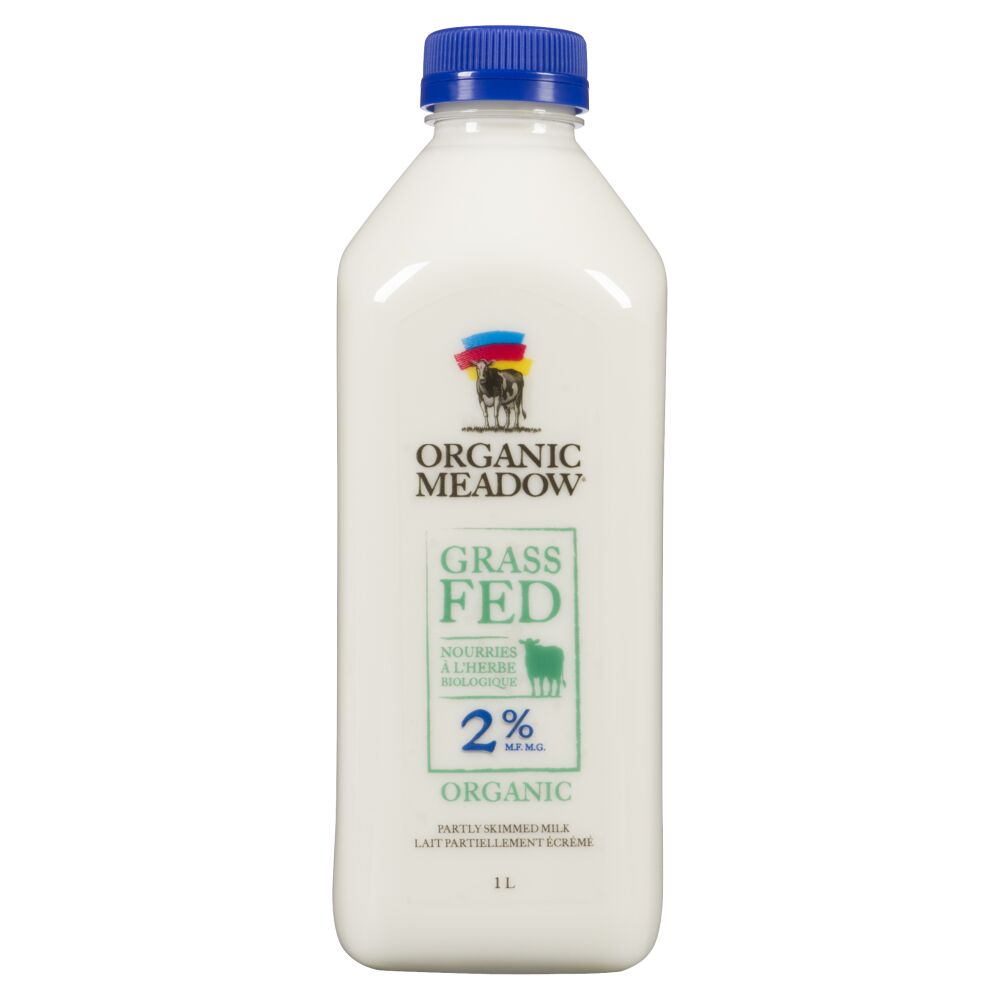 Organic Meadow Grass Fed Organic Partly Skimmed Milk 2% M.F. 1L
