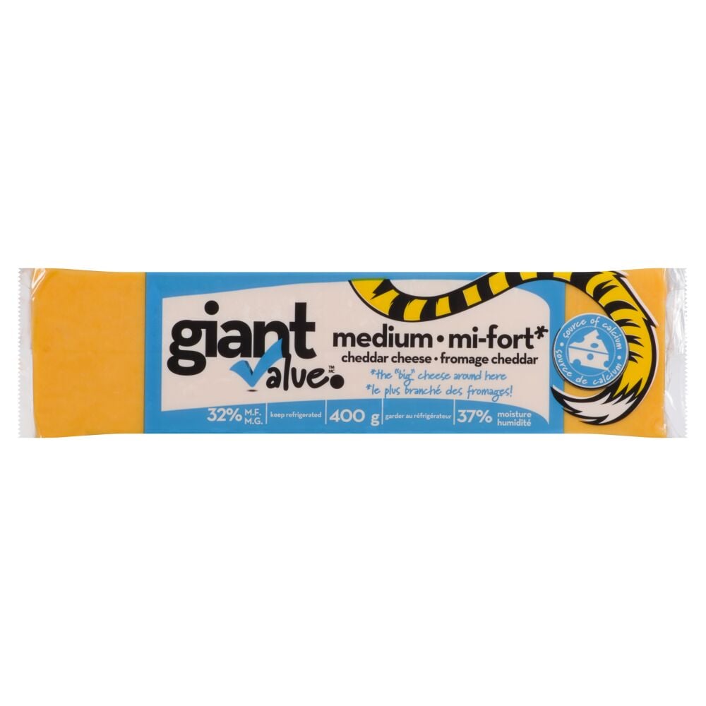 Giant Value Medium Cheddar 400g