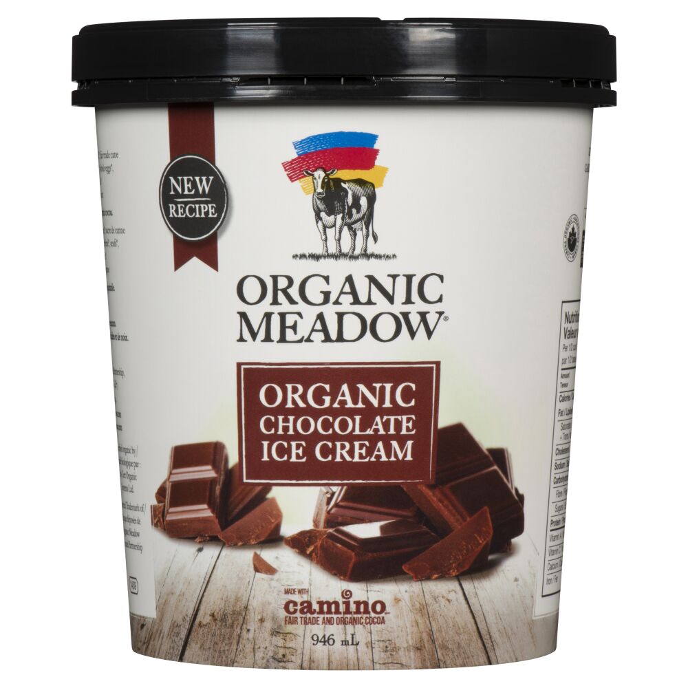 Organic Meadow Organic Chocolate Ice Cream 946ml
