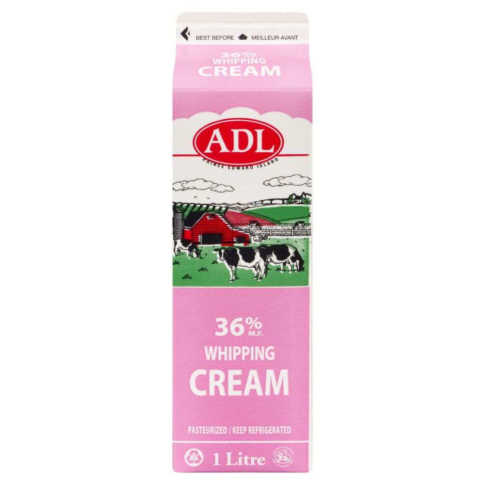 ADL Whipping Cream 36% M.F. 1L
