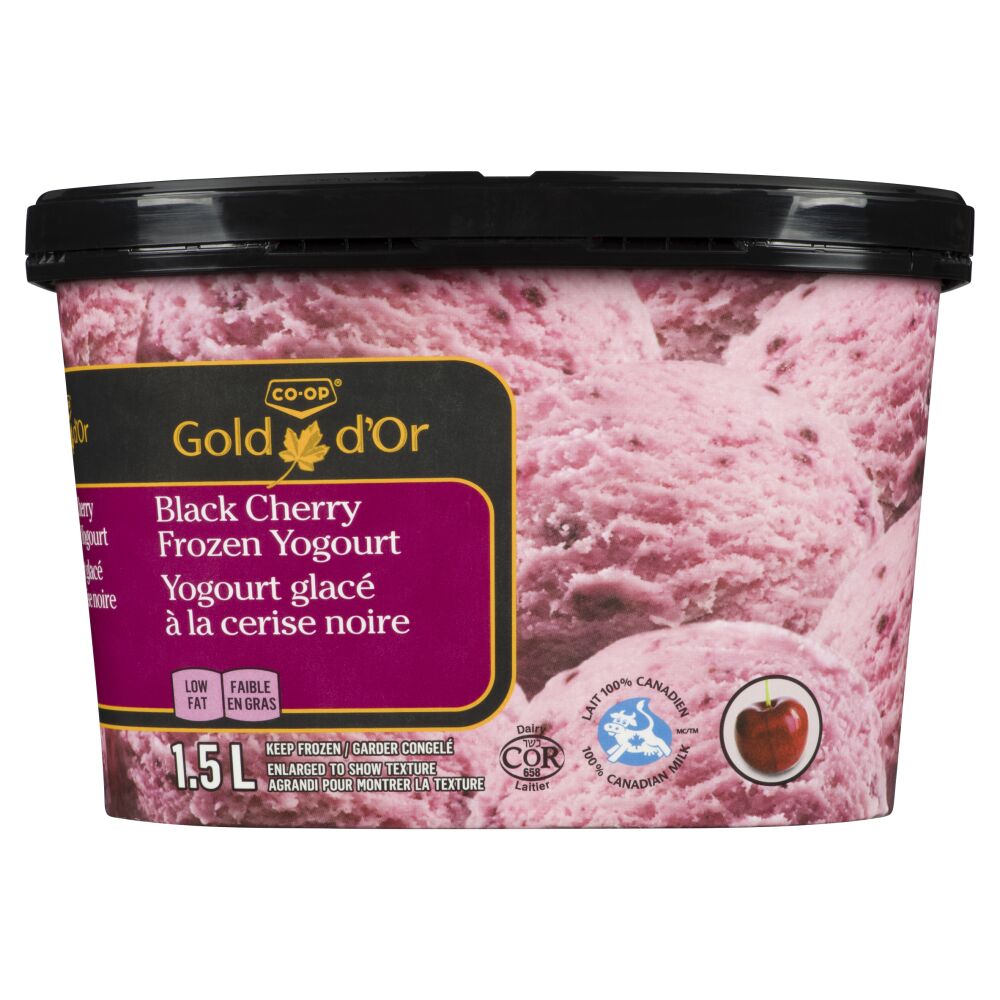 CO-OP Gold Black Cherry-Flavoured Frozen Yogurt 1.5L