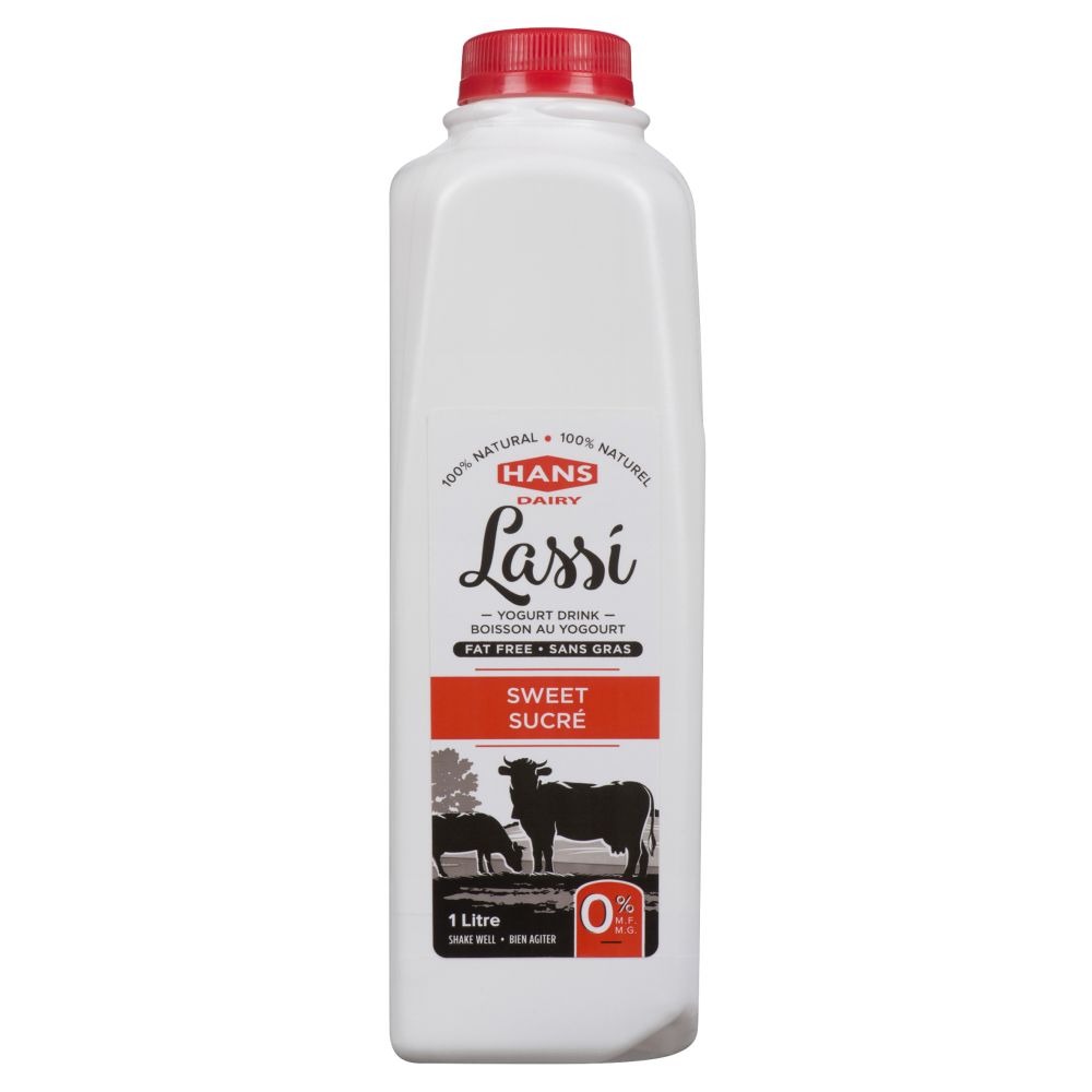 Hans Dairy Lassi Salty Spiced Smoothie Yogurt 1L