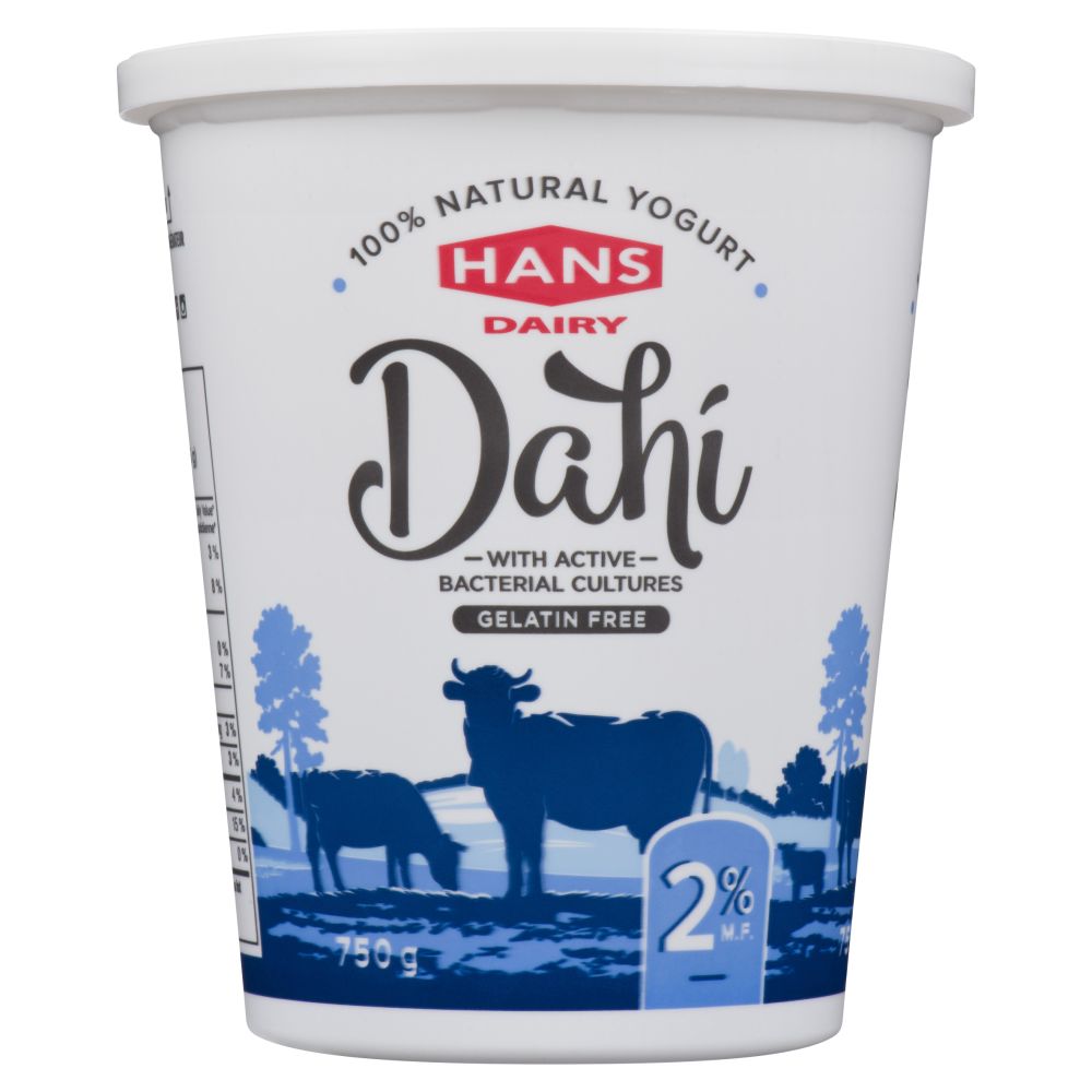 Hans Dairy Natural Yogurt 2% M.F. 750g