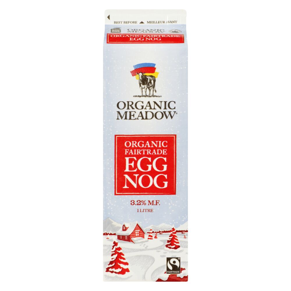 Organic Meadow Organic Eggnog 3.2% M.F. 1L