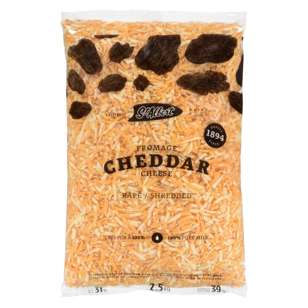 St-Albert Shredded Marble Cheddar 2.5kg