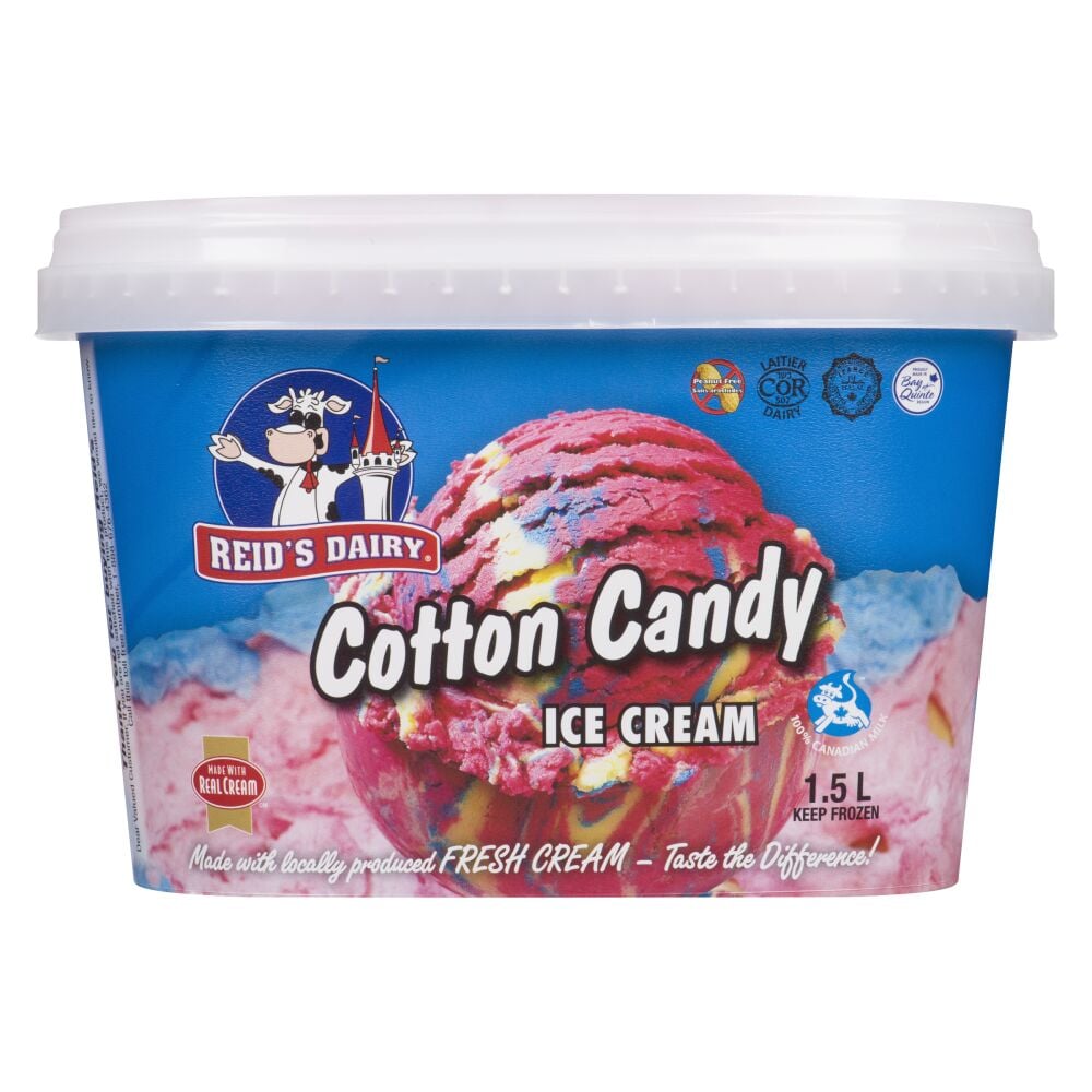 Reid's Dairy Cotton Candy Ice Cream 1.5L