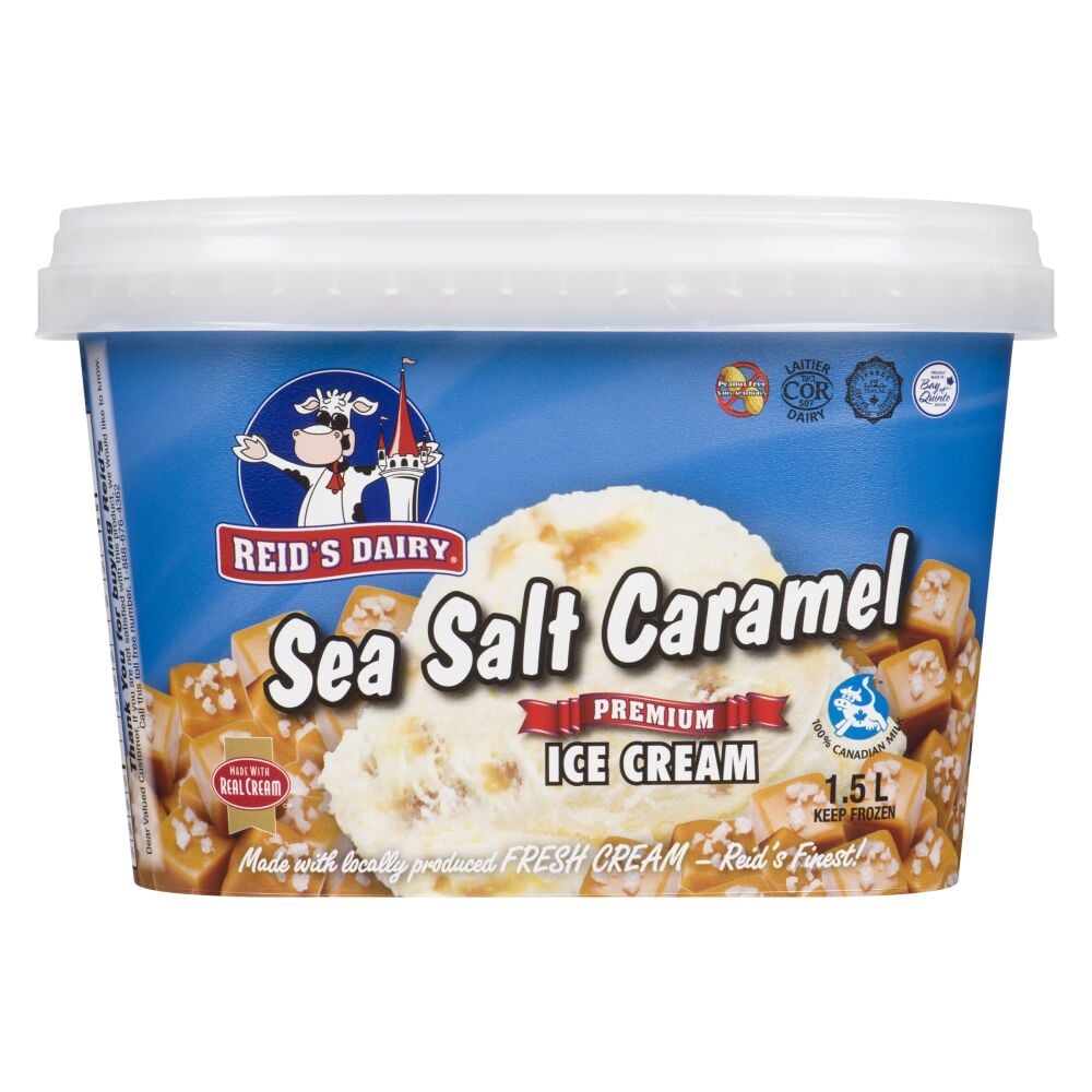 Reid's Dairy Sea Salt Caramel Ice Cream 1.5L