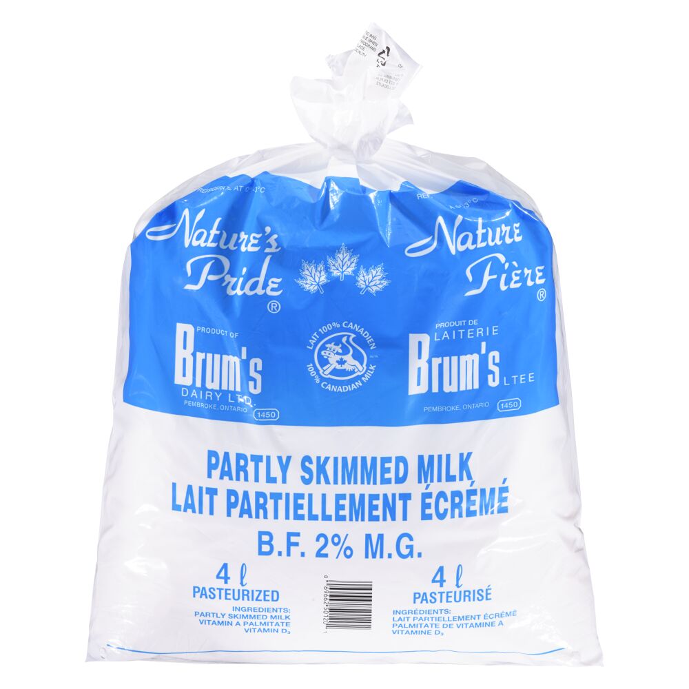 Brum's Dairy Partly Skimmed Milk 2% M.F. 4L