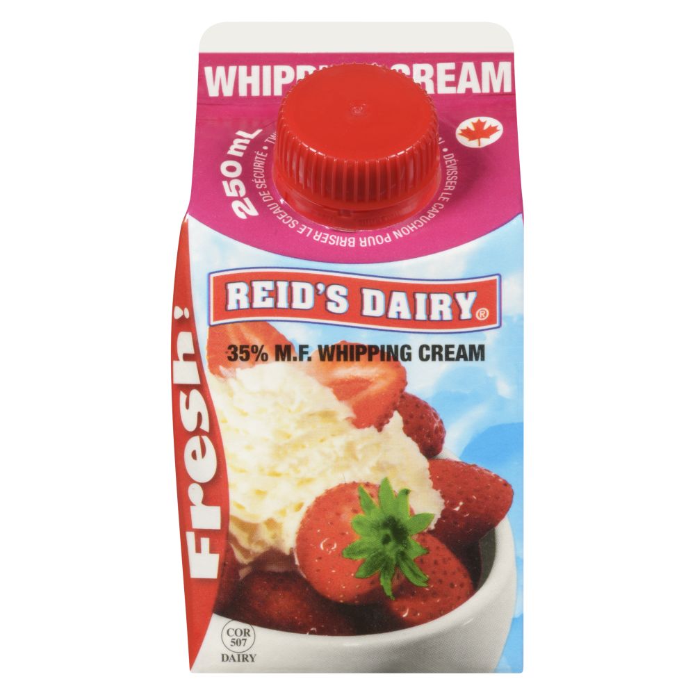 Reid's Dairy Whipping Cream 35% M.F. 237ml