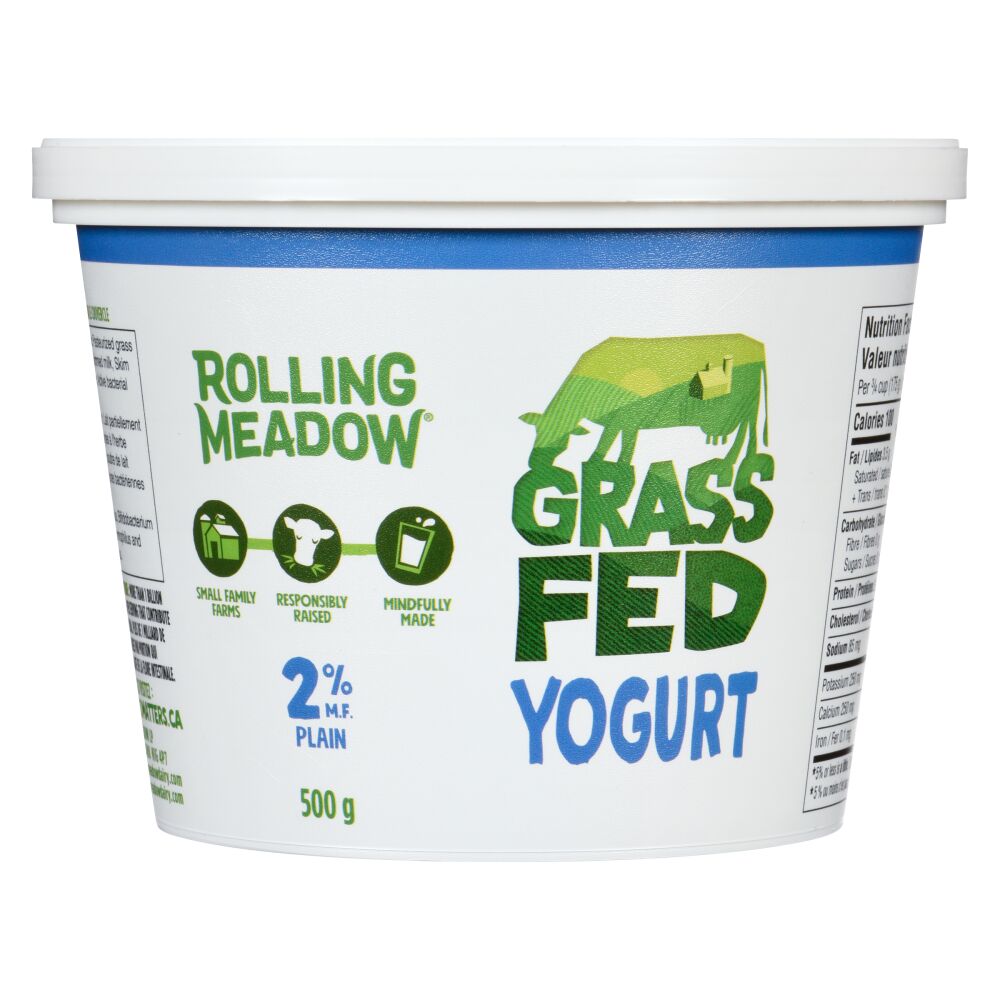 Rolling Meadow Grass-Fed Plain Yogurt 2% M.F. 500g