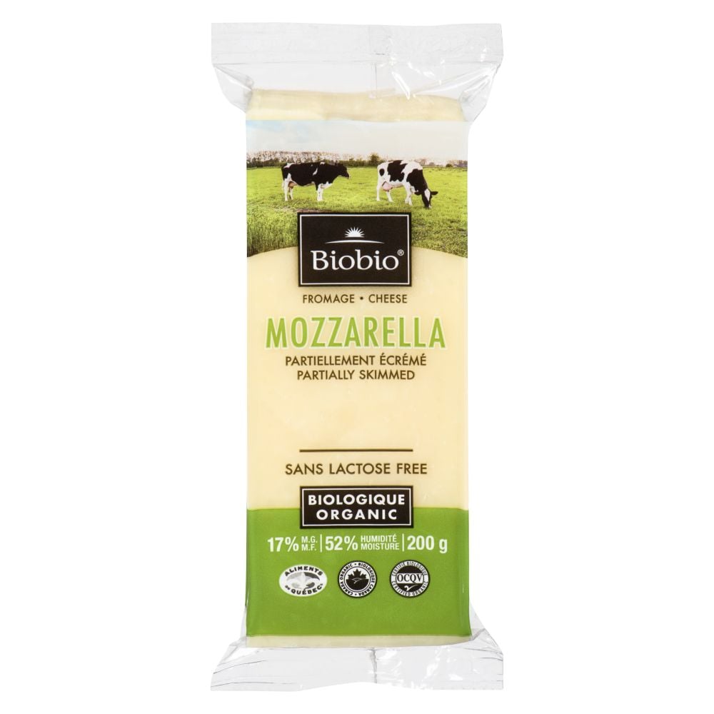 Biobio Organic Partially Skimmed Mozzarella 200g