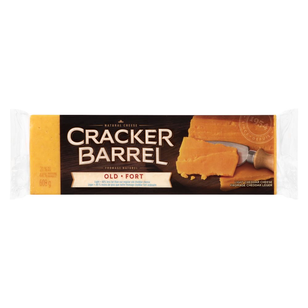 Cracker Barrel Light Old Colored Cheddar 600g