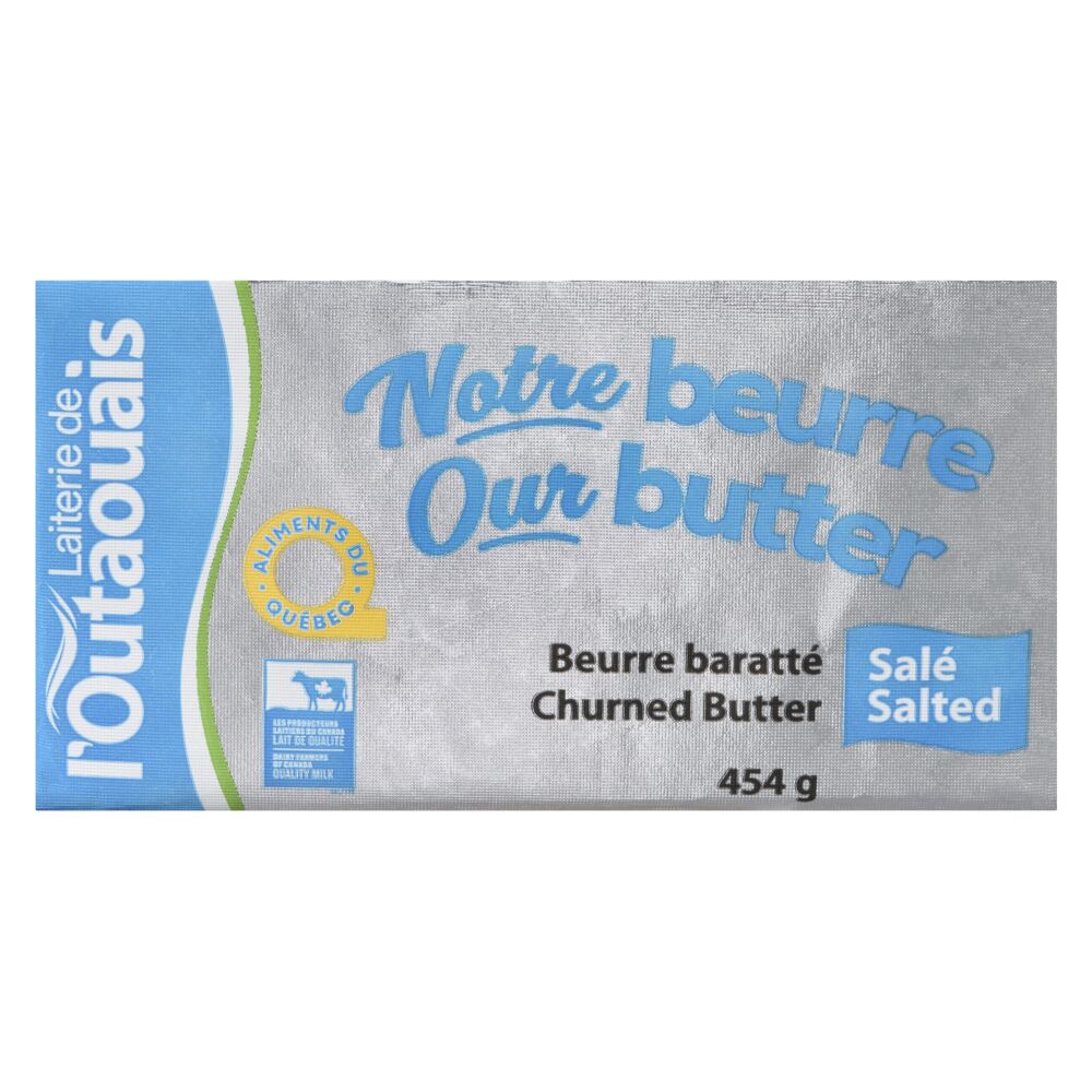 Laiterie de l'Outaouais Churned Salted Butter 454g
