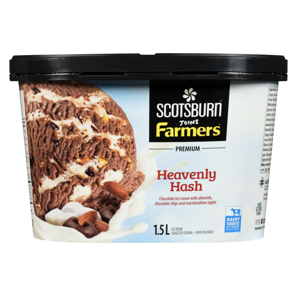 Scotsburn Joins Farmers Heavenly Hash Premium Ice Cream 1.5L