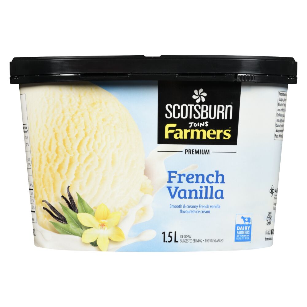 Scotsburn Joins Farmers French Vanilla Premium Ice Cream 1.5L