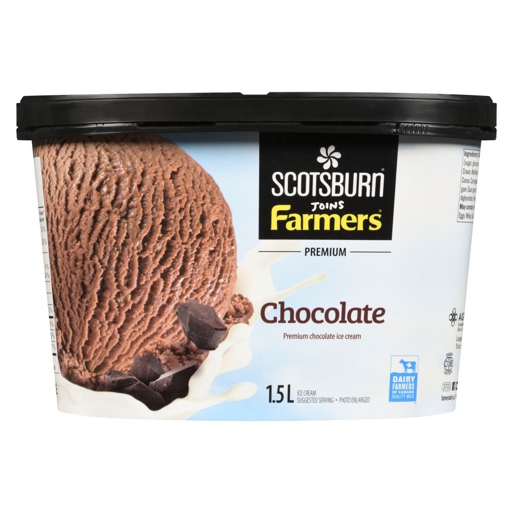 Scotsburn Joins Farmers Chocolate Premium Ice Cream 1.5L