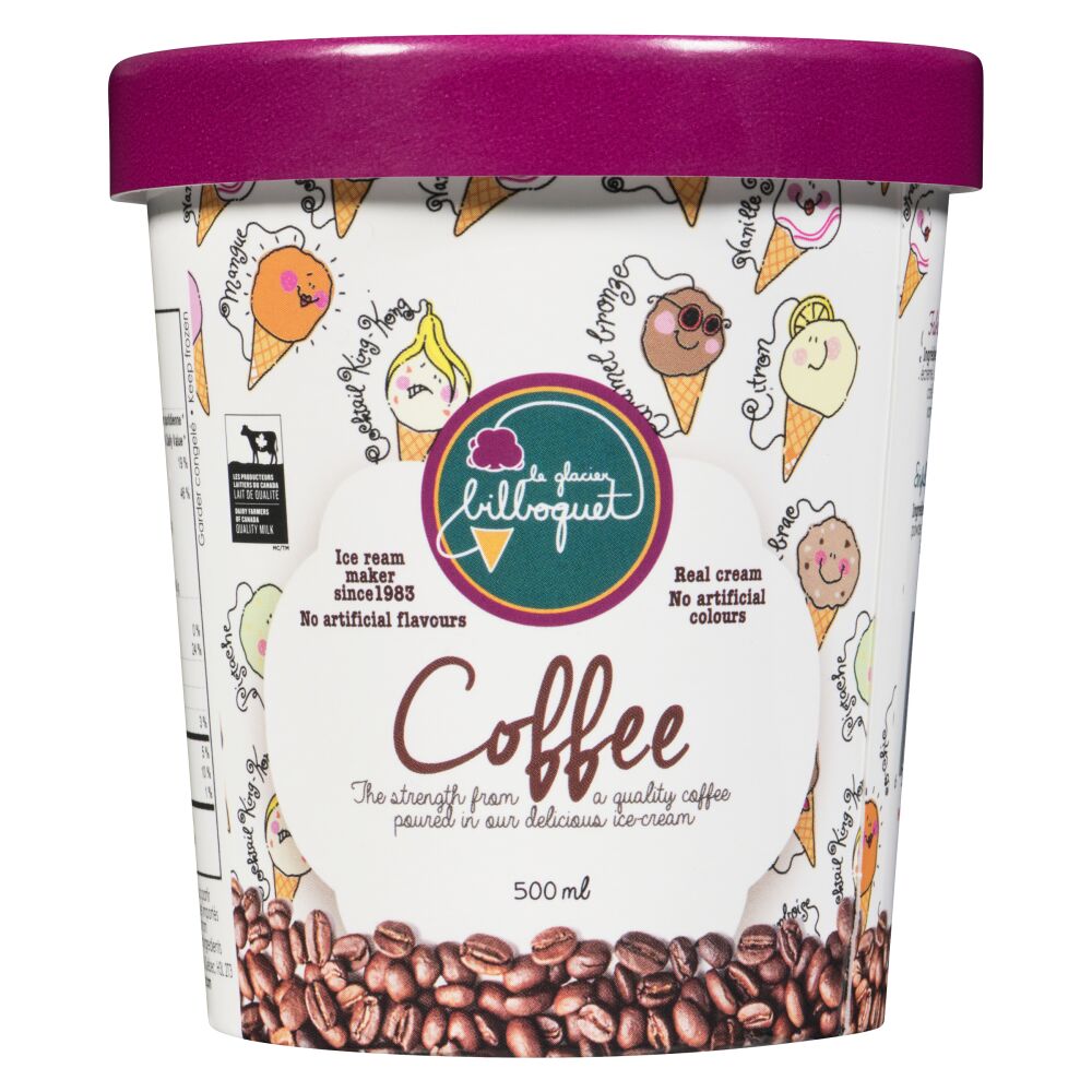 Le glacier bilboquet Coffee Ice Cream 500ml