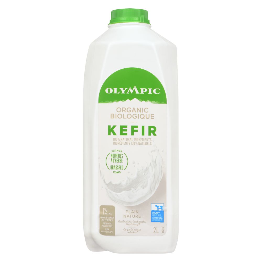 Olympic Organic Probiotic Grassfed Plain Kefir 1% M.F. 2L
