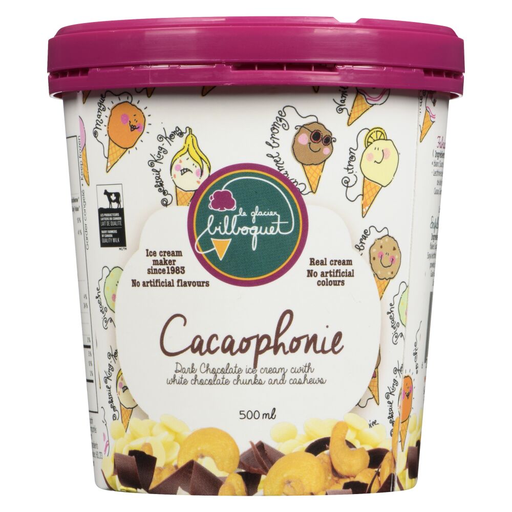 Le glacier bilboquet Cacaophonie Ice Cream 500ml