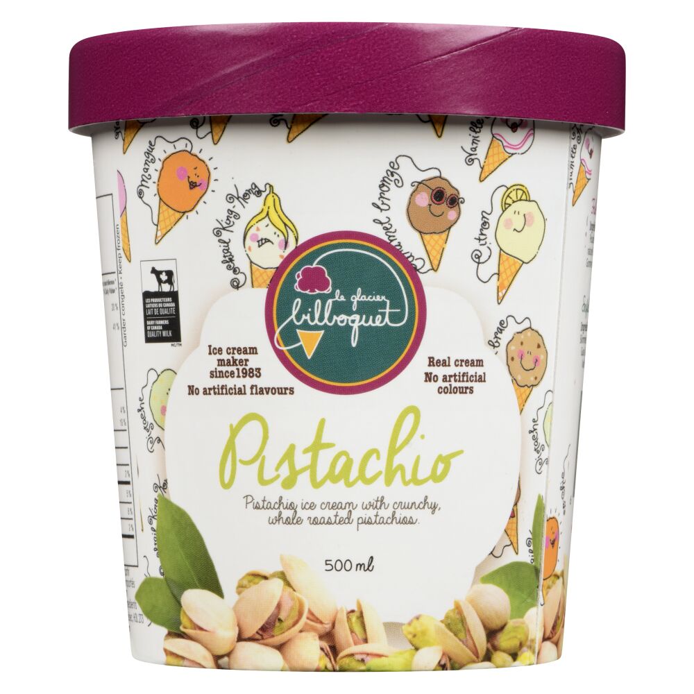 Le glacier bilboquet Pistachio Ice Cream 500ml