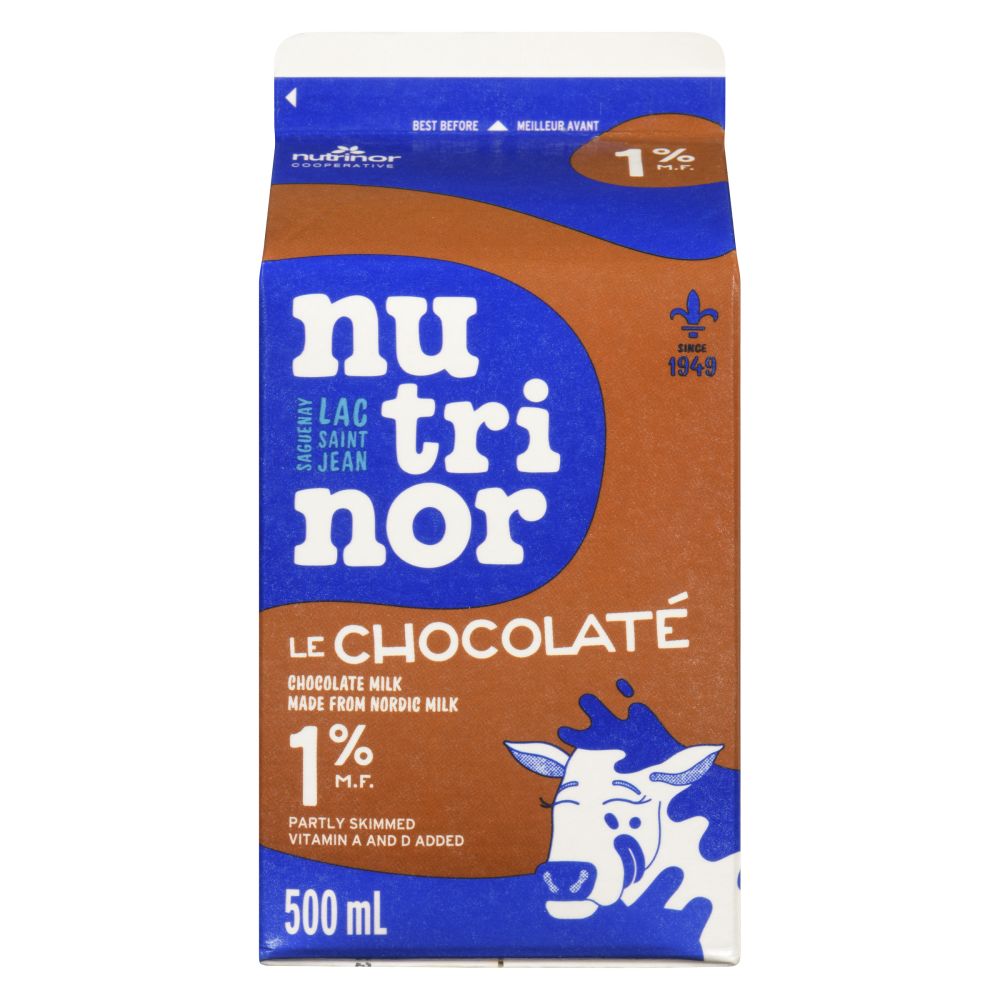 Nutrinor Le Chocolaté Nordic Partly Skimmed Chocolate Milk 1% M.F. 500ml
