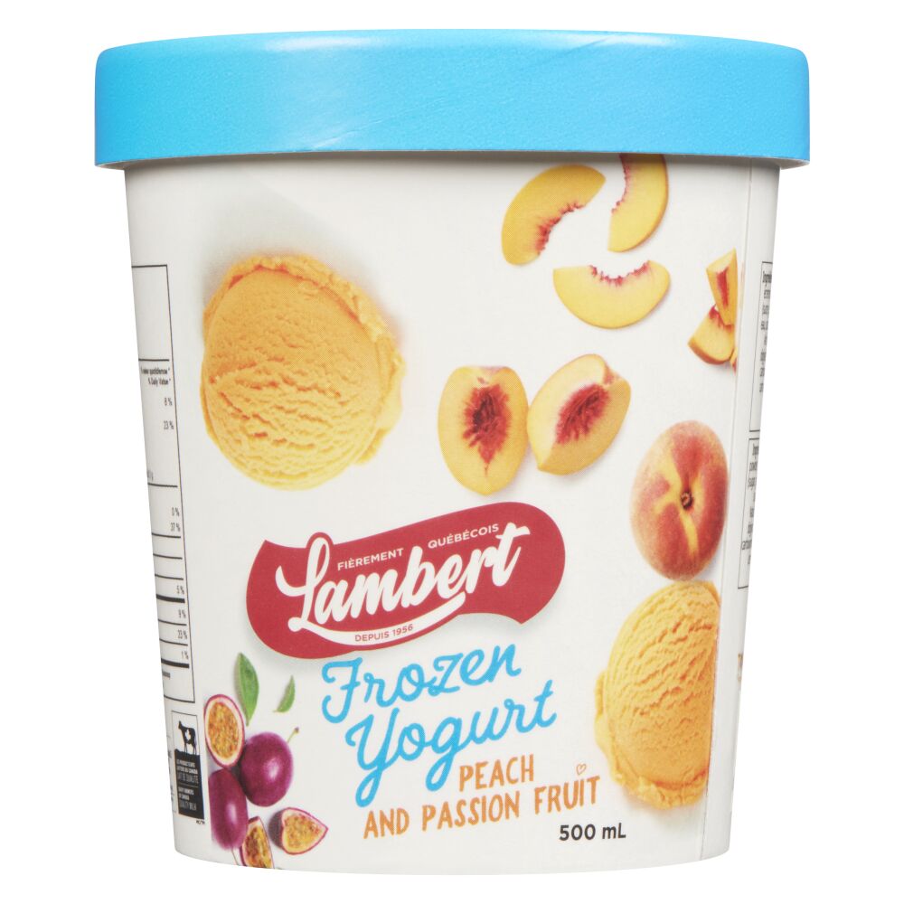 Lambert Peach And Passion Fruit Frozen Yogurt 500ml