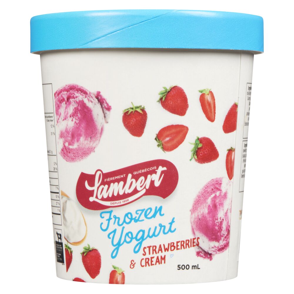 Lambert Strawberries & Cream Frozen Yogurt 500ml