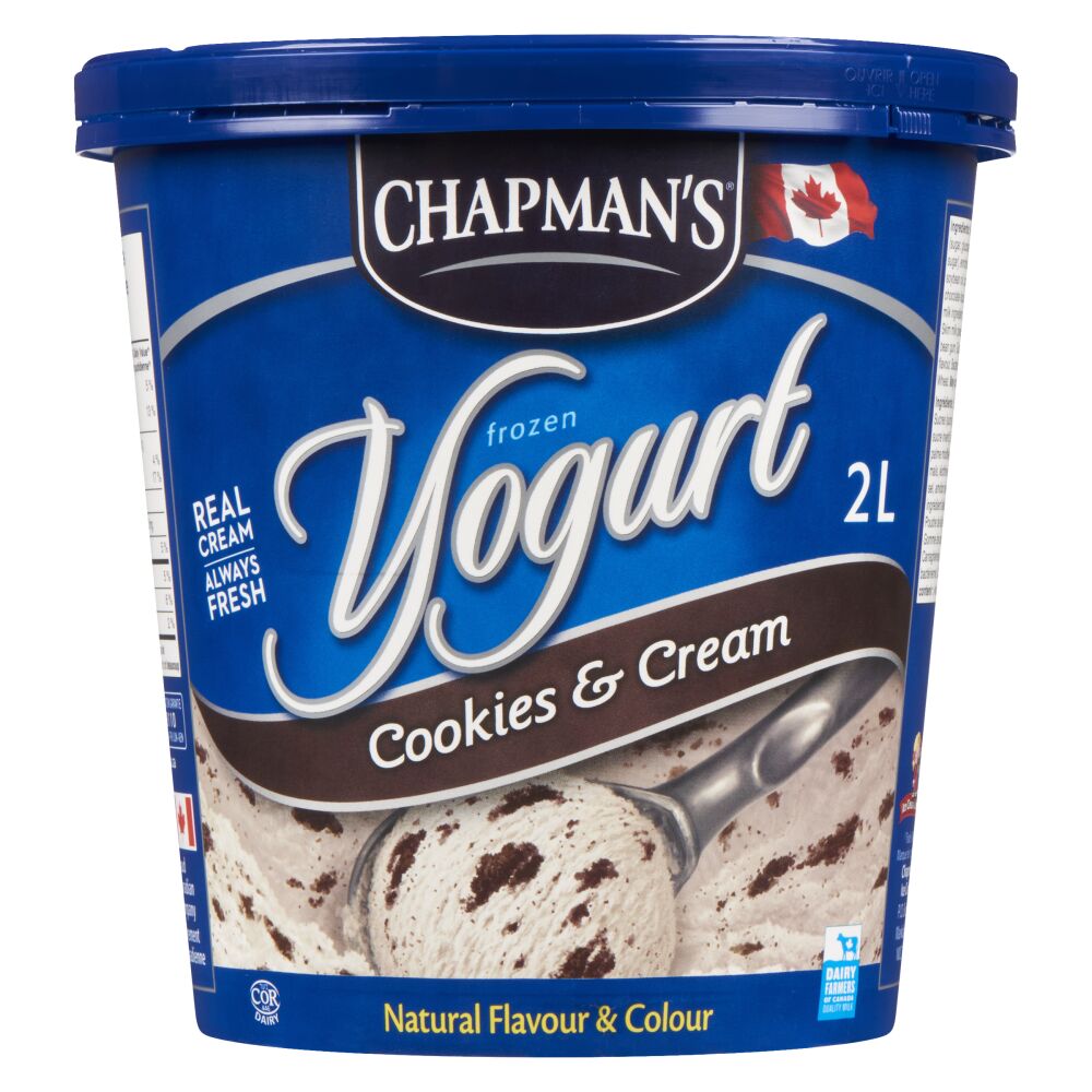 Chapman's Cookies & Cream Frozen Yogurt 2L