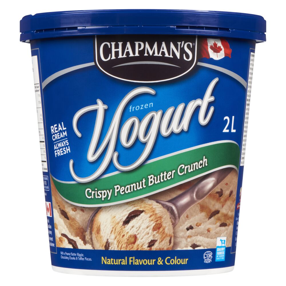 Chapman's Crispy Peanut Butter Crunch Frozen Yogurt 2L