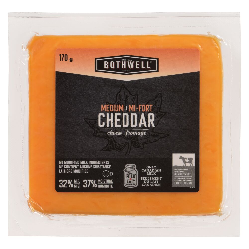 Bothwell Cheese Medium Colored Cheddar 170g