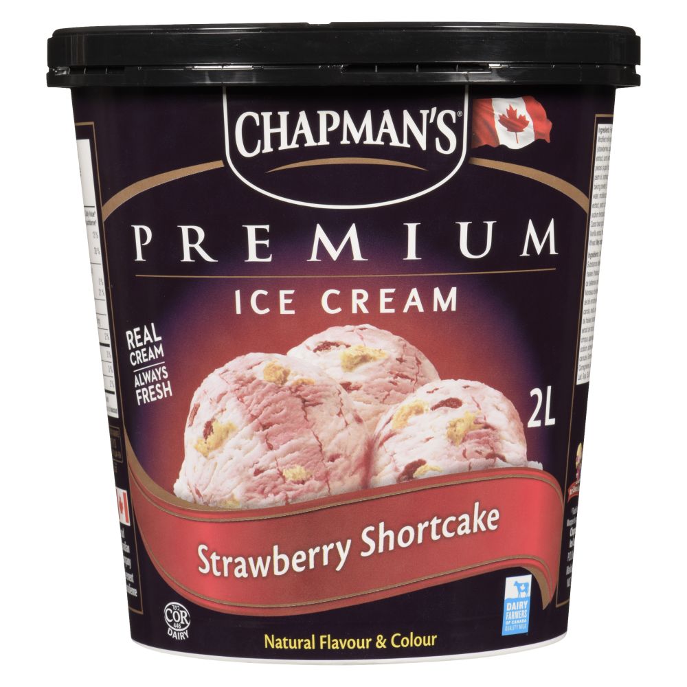 Chapman's Strawberry Shortcake Premium Ice Cream 2L