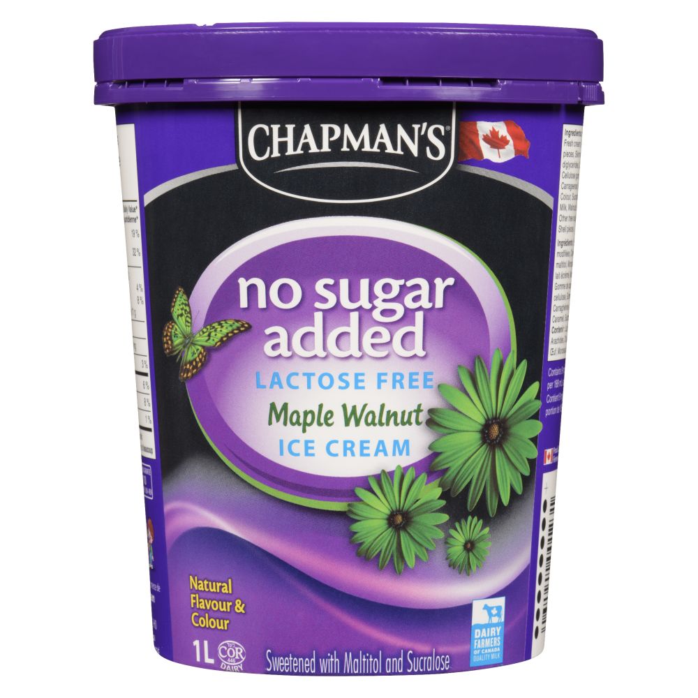 Chapman's No Sugar Added Lactose Free Maple Walnut Ice Cream 1L